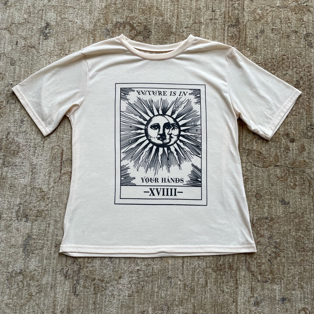 Graphic Tshirt Size Large, “future is in your hands”